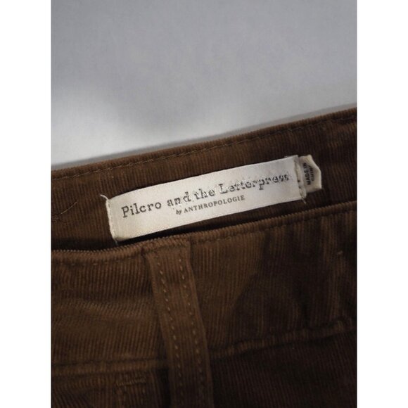 Pilcro and the Letterpress Brown High-Rise Skinny Corduroy Pants, Size 26 - Picture 6 of 9